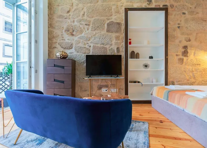 Lejlighed Stylish Loft With Balcony And Douro River View *