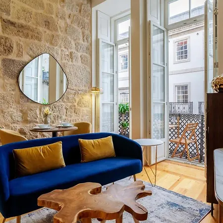 Stylish Loft With Balcony And Douro River View Apartment