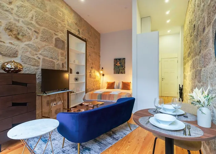 Stylish Loft With Balcony And Douro River View 아파트 포르투