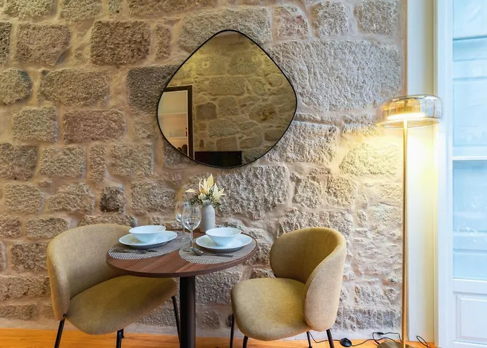 Stylish Loft With Balcony And Douro River View 아파트 *